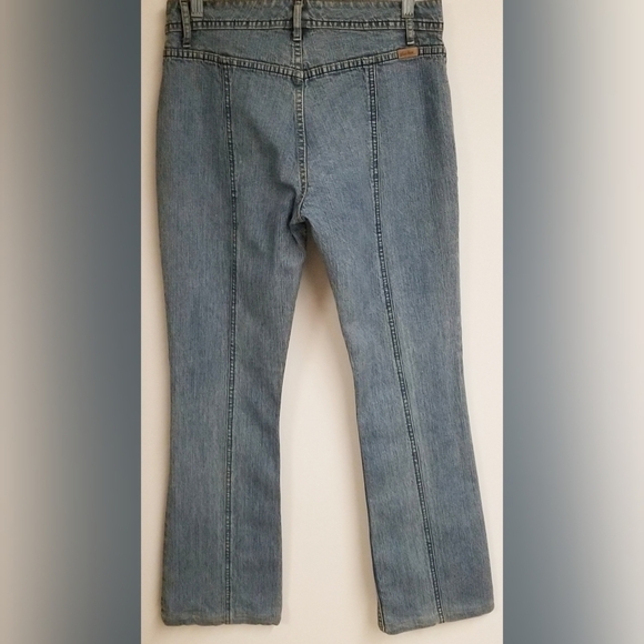 Levi's Strauss Signature Bootcut Stretch Jean's Boho Rustic Women's Size 4 - Picture 2 of 6